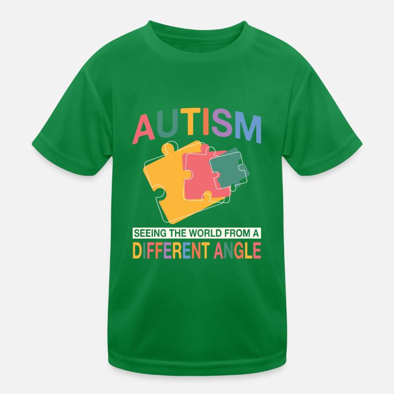 Autism Support Design Kids Functional T-Shirt
