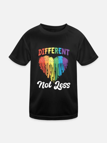 Autism awareness shirt - Kids Functional T-Shirt - black - Front