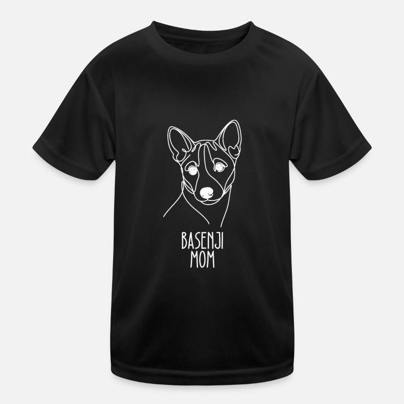 Maman au trait - Basenji T-shirt sport Enfant