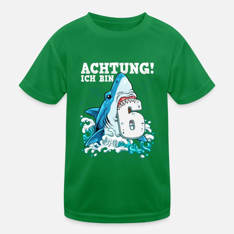 Requin du 6e anniversaire T-shirt sport Enfant