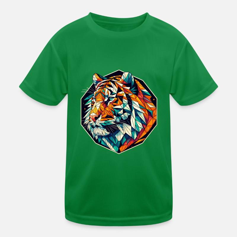 Illustration de polygone de tigresse T-shirt sport Enfant