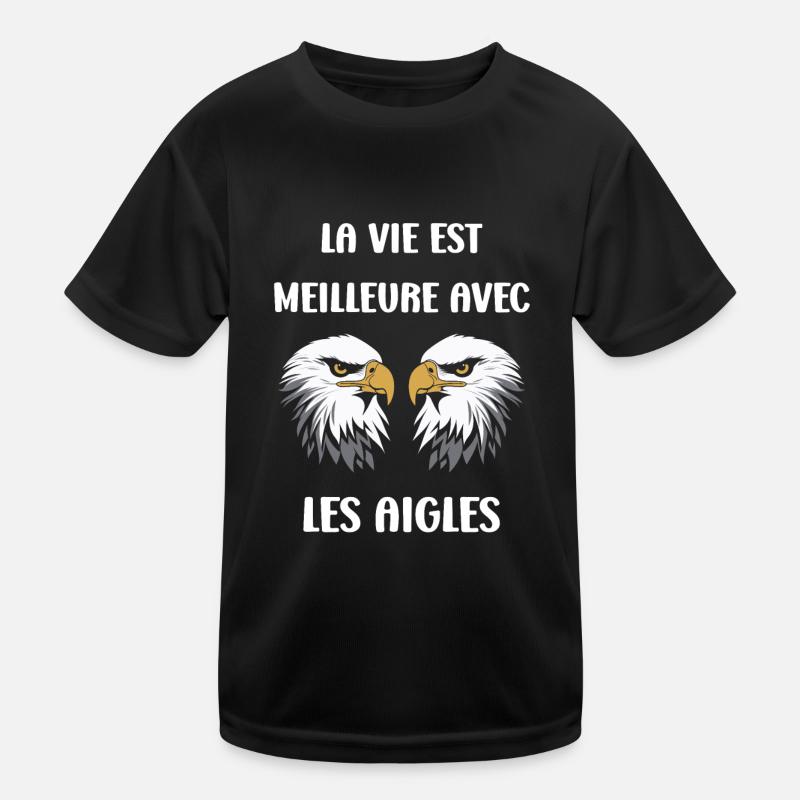 Citation humour Oiseau aigle T-shirt sport Enfant