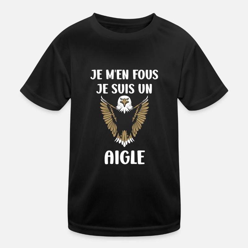 Citation humour Oiseau aigle T-shirt sport Enfant