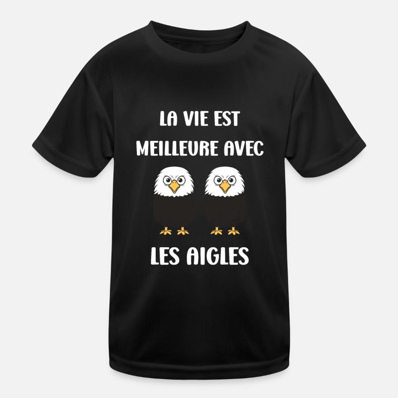 Citation humour Oiseau aigle T-shirt sport Enfant