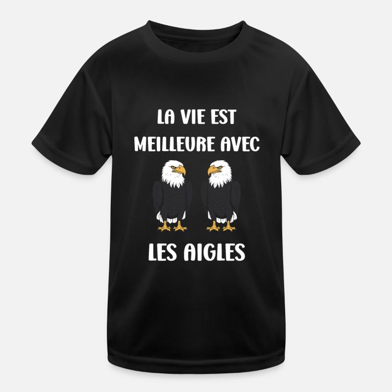 Citation humour Oiseau aigle T-shirt sport Enfant