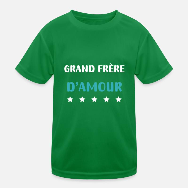 Personalized Love Big Brother Kids Functional T-Shirt