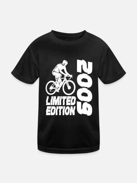 Limited Edition 2009 Limited Edition Fahrrad - Kinder Funktions-T-Shirt - Schwarz - Vorne