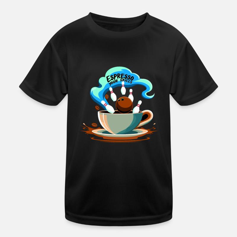 Funny bowling team bowler strike bowling club Kids Functional T-Shirt