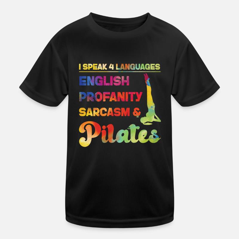 Pilates Instructor Teacher Kinder Funktions-T-Shirt