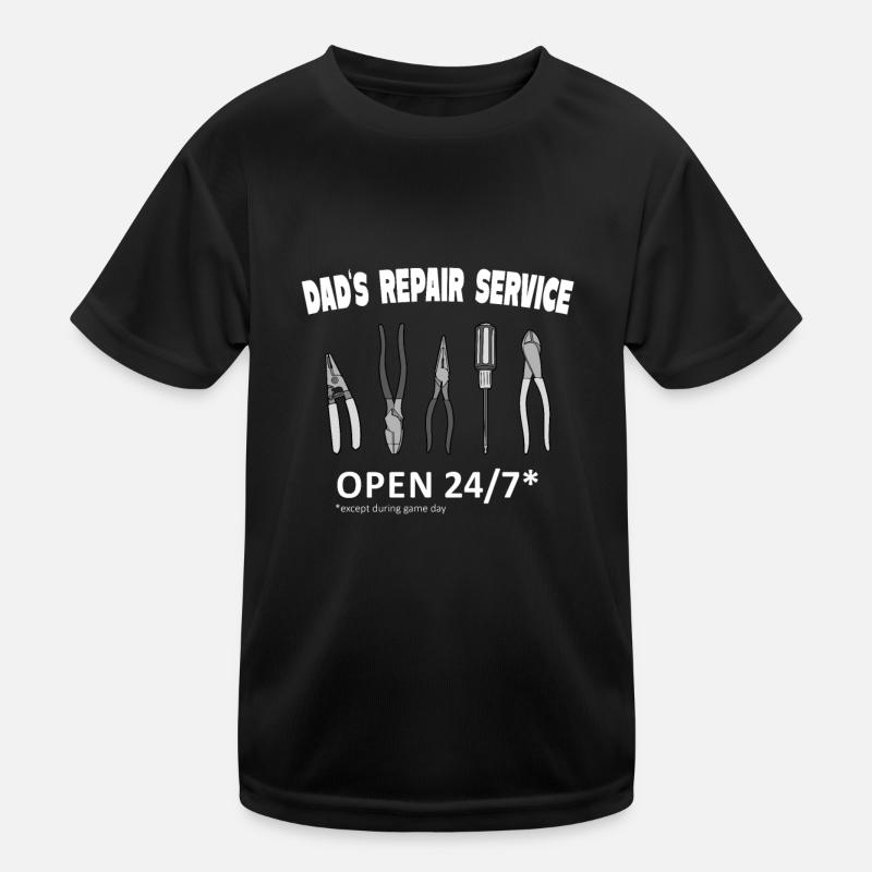 Dad's Repair Service for Practical Dads Kids Functional T-Shirt