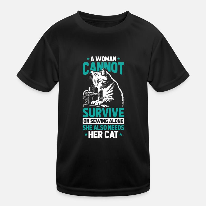 Sewing Sewing Machine Kids Functional T-Shirt