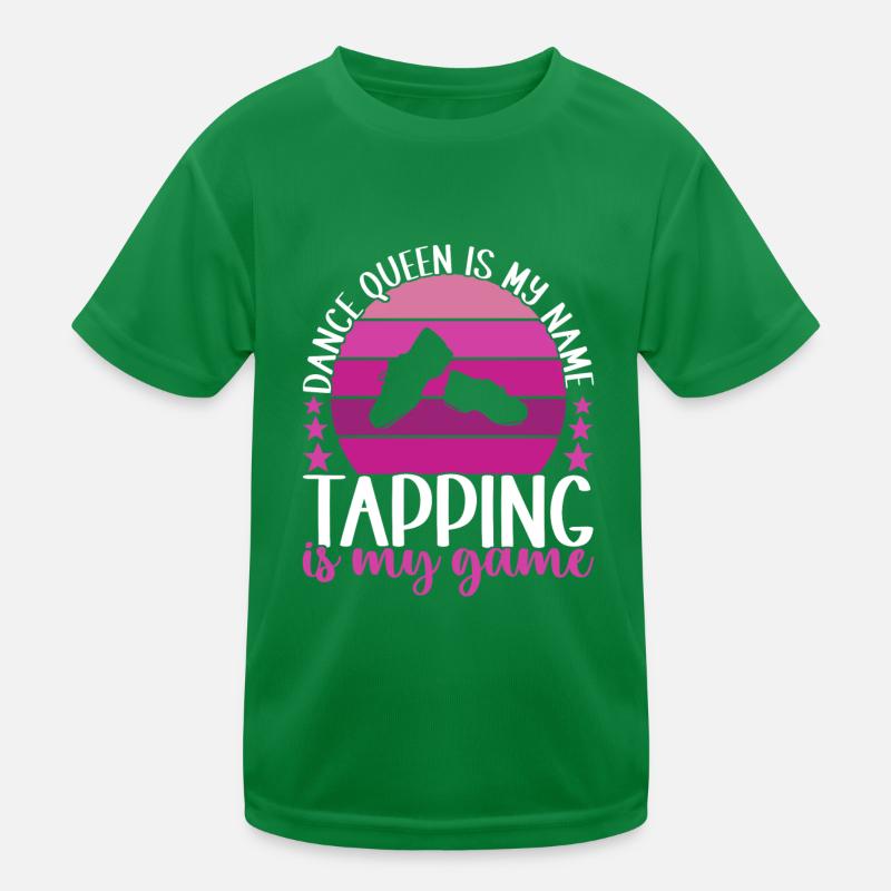 Stepptanz Stepptänzer Kinder Funktions-T-Shirt