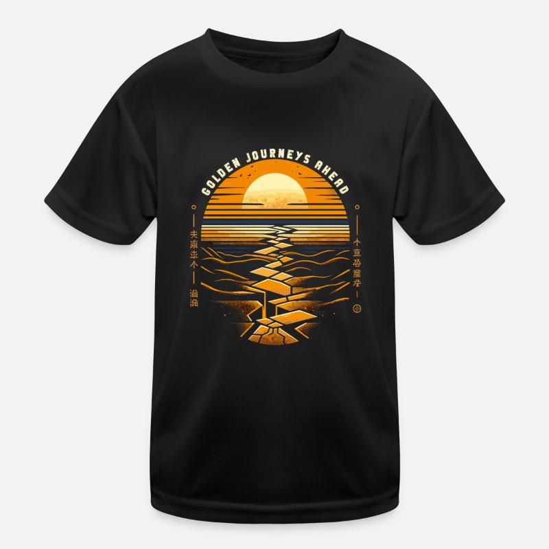 Kintsugi Kintsukuroi Imperfekte Japanische Kunst Kinder Funktions-T-Shirt