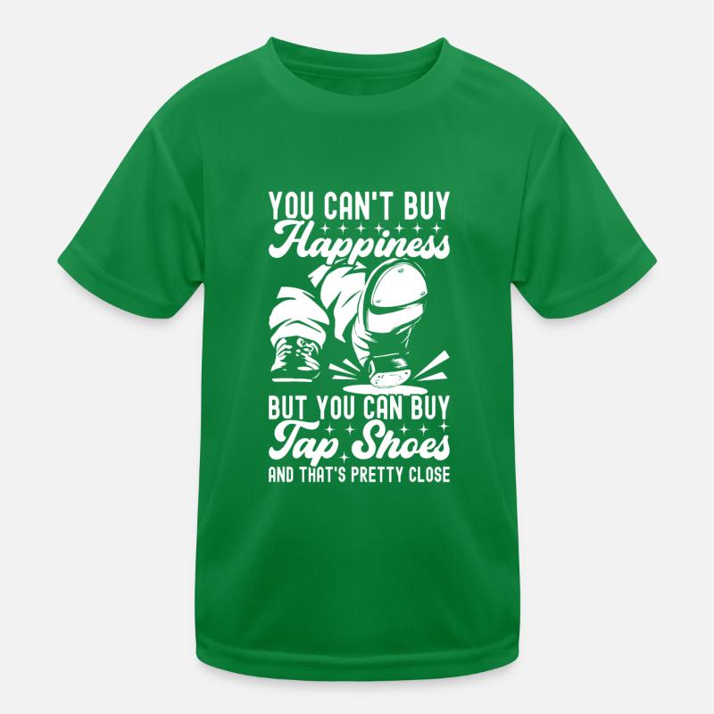Stepptanz Stepptänzer Kinder Funktions-T-Shirt
