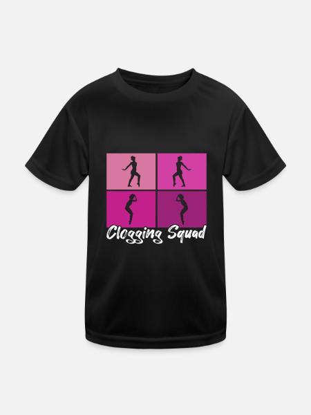 Tap Dance Tap Dancer - Kids Functional T-Shirt - black - Front