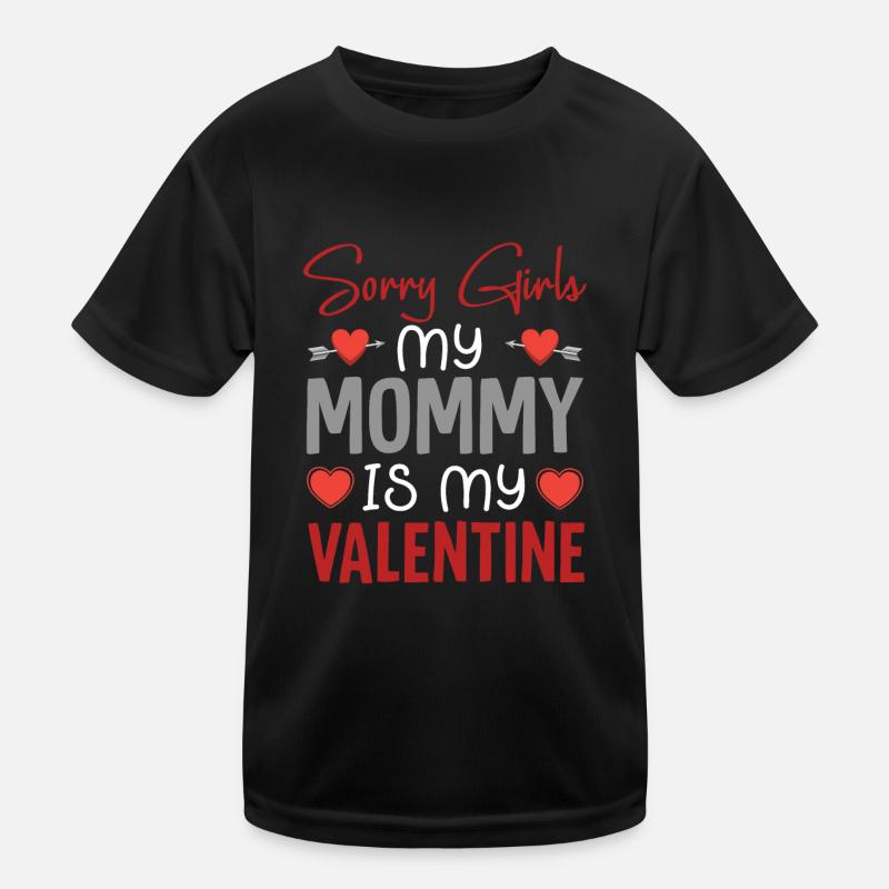 Saint Valentin enfant en bas âge garçons chemise maman est mon T-shirt sport Enfant