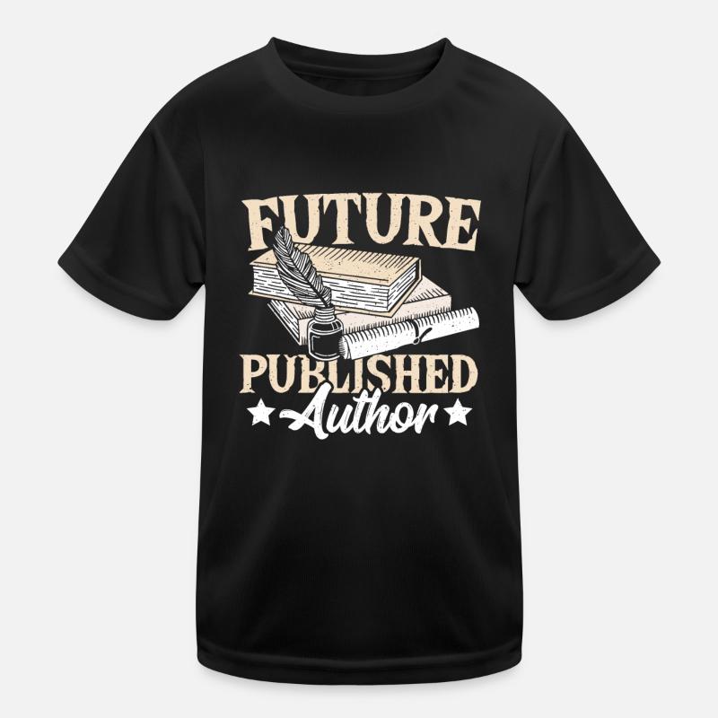 Bibliophile Journalist Blogger Journalistic Kids Functional T-Shirt