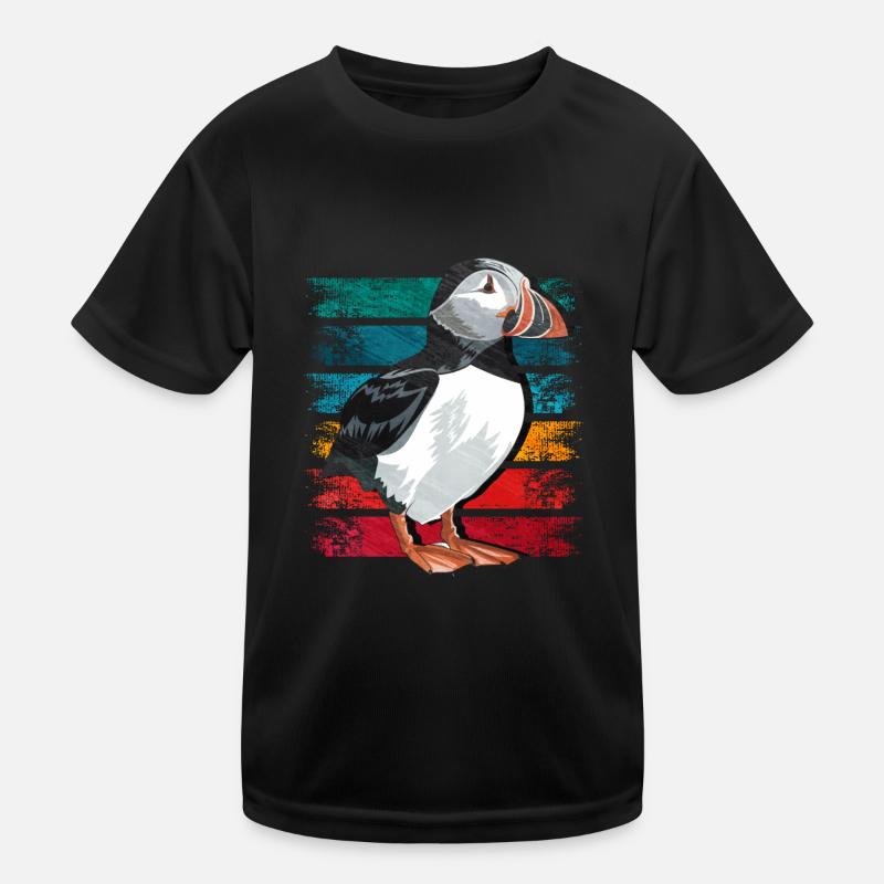 Gift for Atlantic Puffins Kids Functional T-Shirt