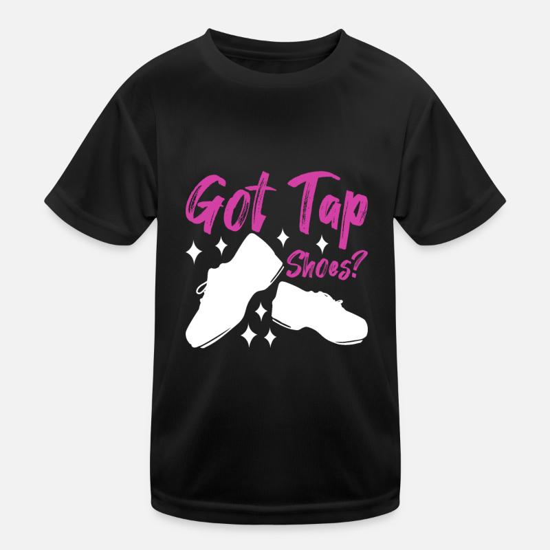 Stepptanz Stepptänzer Kinder Funktions-T-Shirt