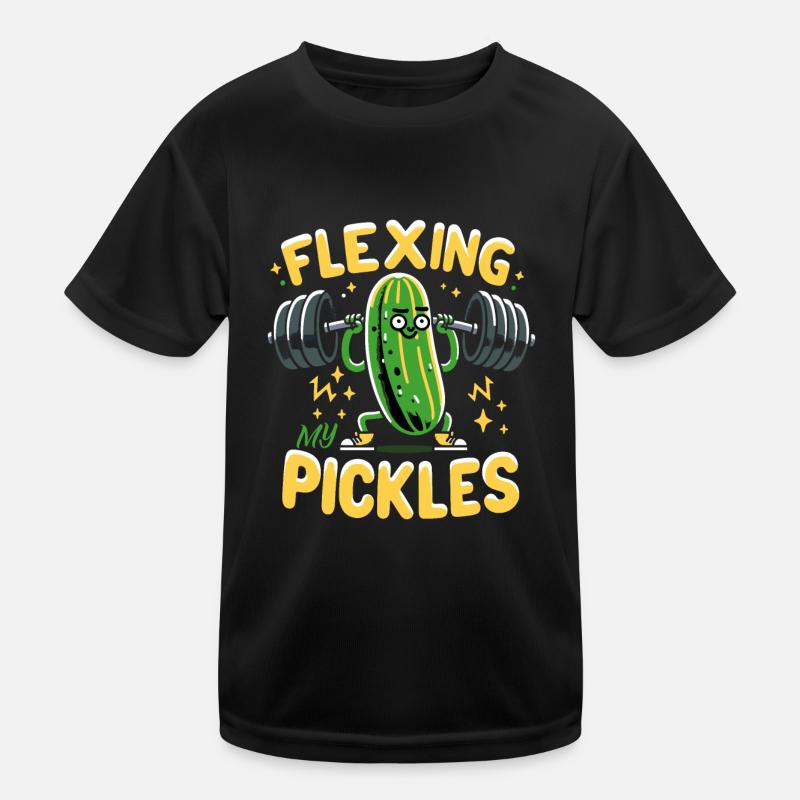 Pickle Lover Funny Pickle Cornichon à l’aneth mariné T-shirt sport Enfant