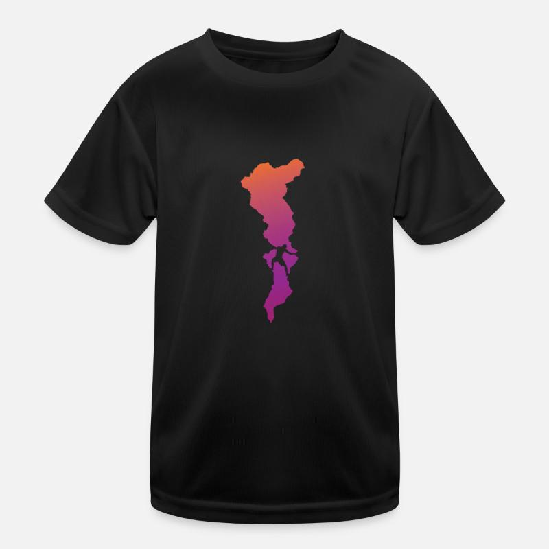 Klettern und Bouldern Kinder Funktions-T-Shirt