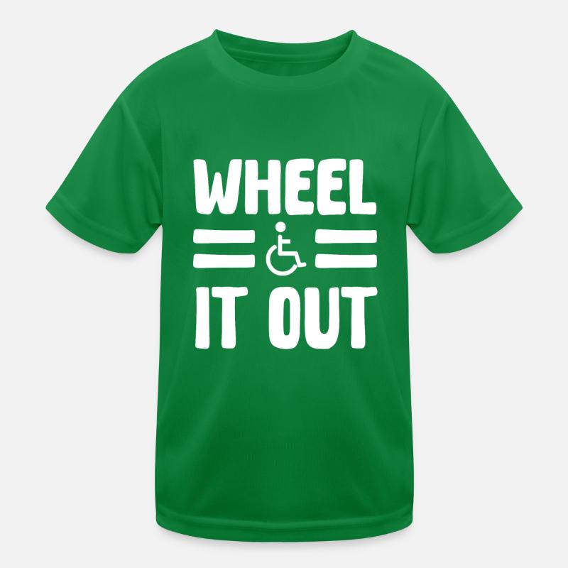 Fauteuil roulant – Wheel It Out T-shirt sport Enfant