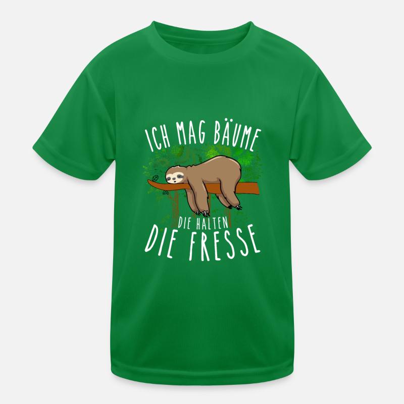 I like trees that keep their mouths shut Kids Functional T-Shirt