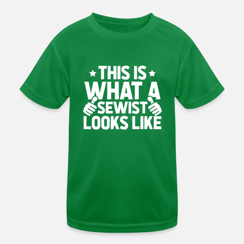 Sewing Sewing Machine Kids Functional T-Shirt