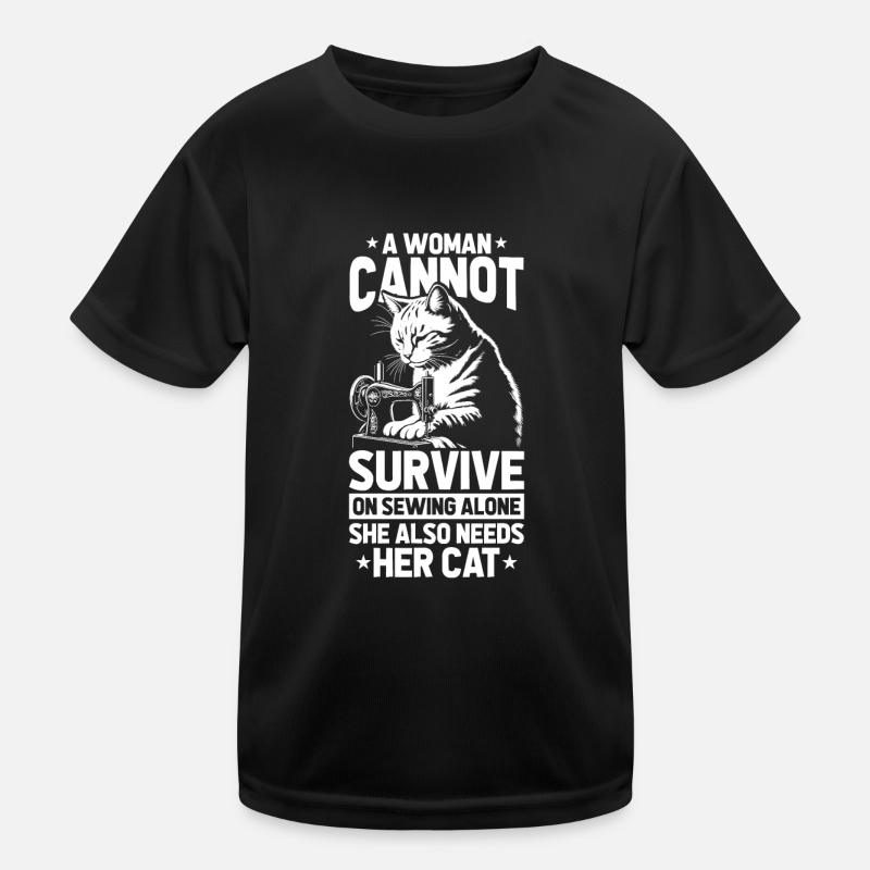 Sewing Sewing Machine Kids Functional T-Shirt