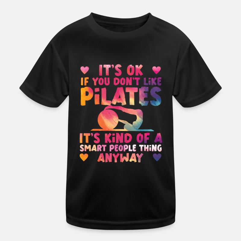 Pilates Instructor Teacher Kinder Funktions-T-Shirt