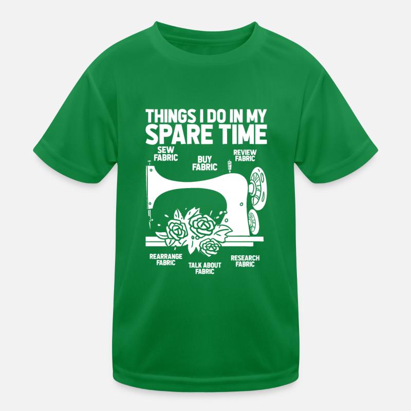 Sewing Sewing Machine Kids Functional T-Shirt