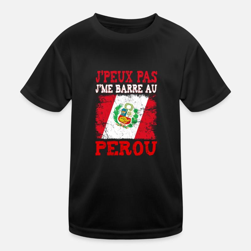 I can't get stuck in Peru Kids Functional T-Shirt