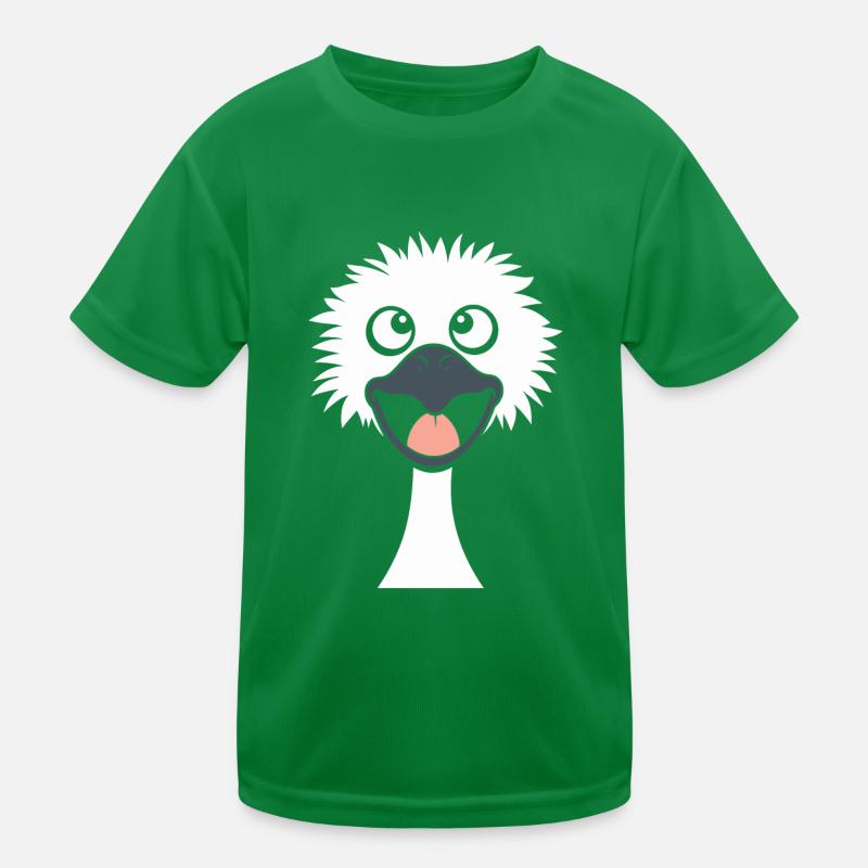 autruche T-shirt sport Enfant