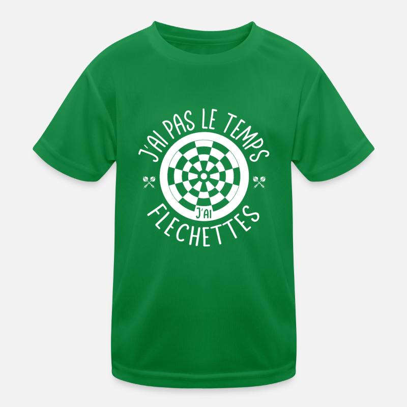 J'ai pas le temps j'ai concours de flechettes T-shirt sport Enfant