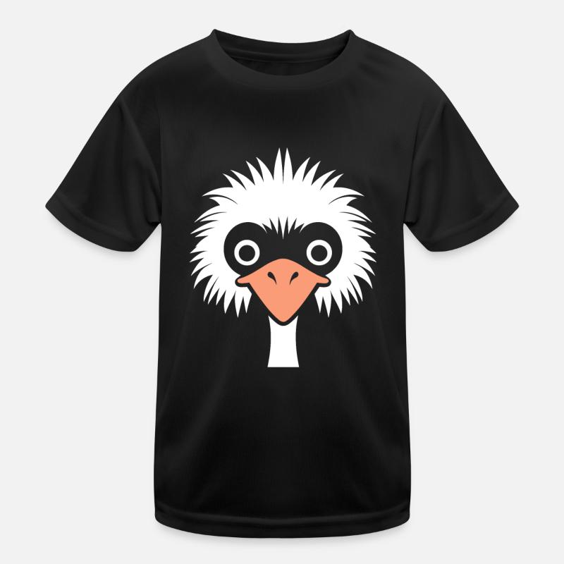 autruche T-shirt sport Enfant