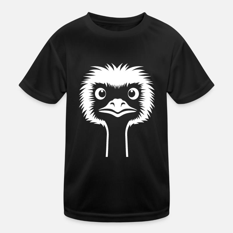 autruche T-shirt sport Enfant