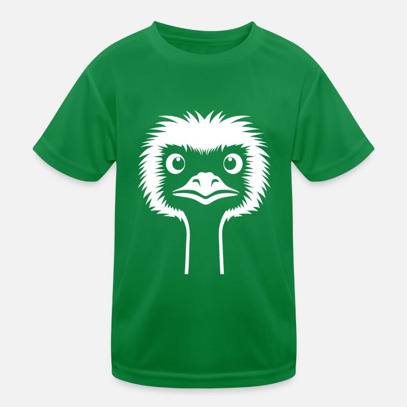 autruche T-shirt sport Enfant
