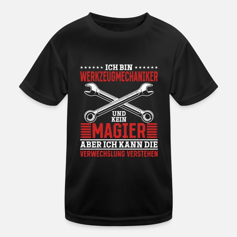 I'm a toolmaker and not a magician Kids Functional T-Shirt
