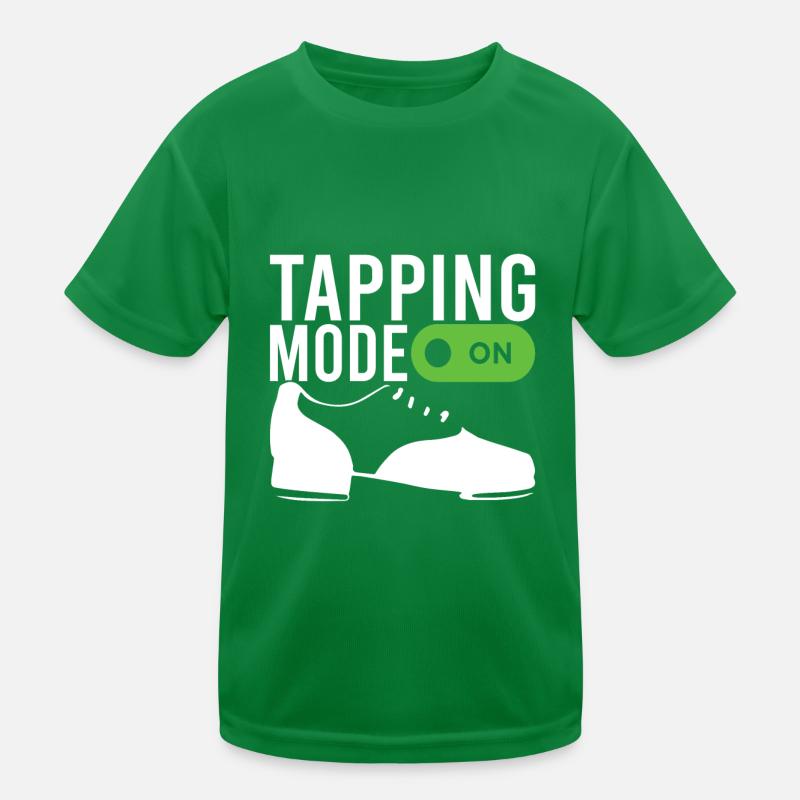 Stepptanz Stepptänzer Kinder Funktions-T-Shirt