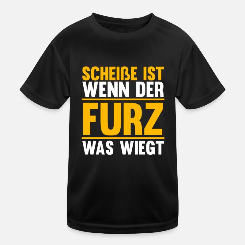 Merde, c’est quand le pet pèse quoi T-shirt sport Enfant