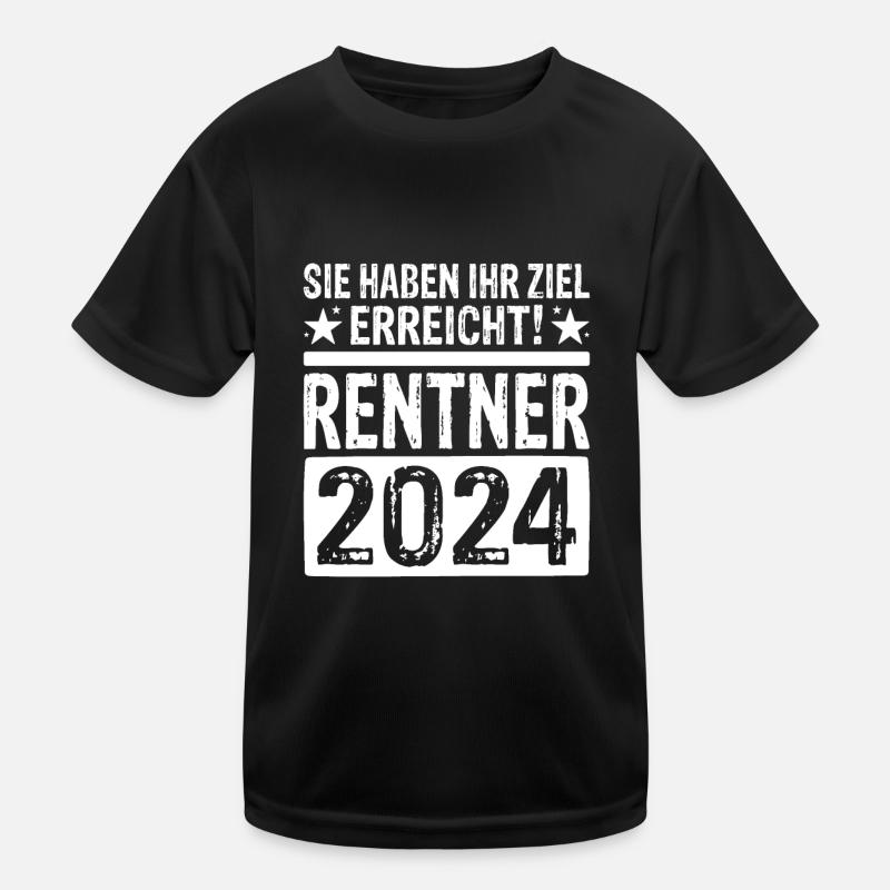 Vous avez atteint votre objectif Retraités 2024 Cadeaux T-shirt sport Enfant