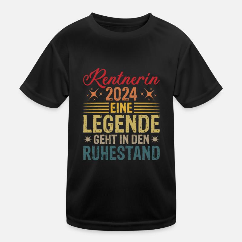 Pensioner 2024: A legend retires Kids Functional T-Shirt