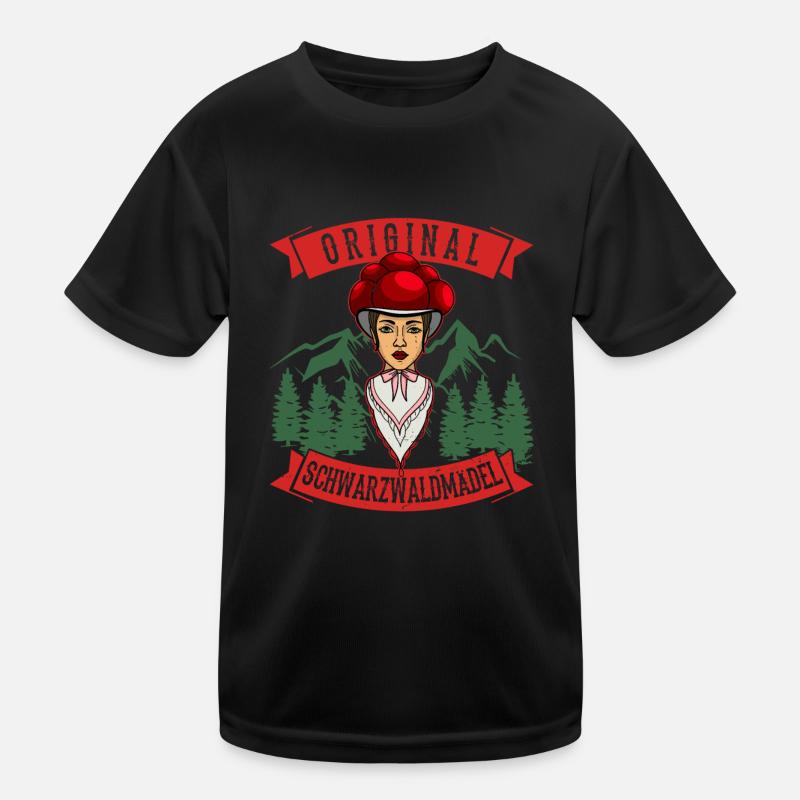 Original Schwarzwaldmädel Schwarzwald Deutsch Kinder Funktions-T-Shirt