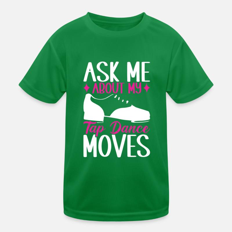 Tap Dance Tap Dancer Kids Functional T-Shirt