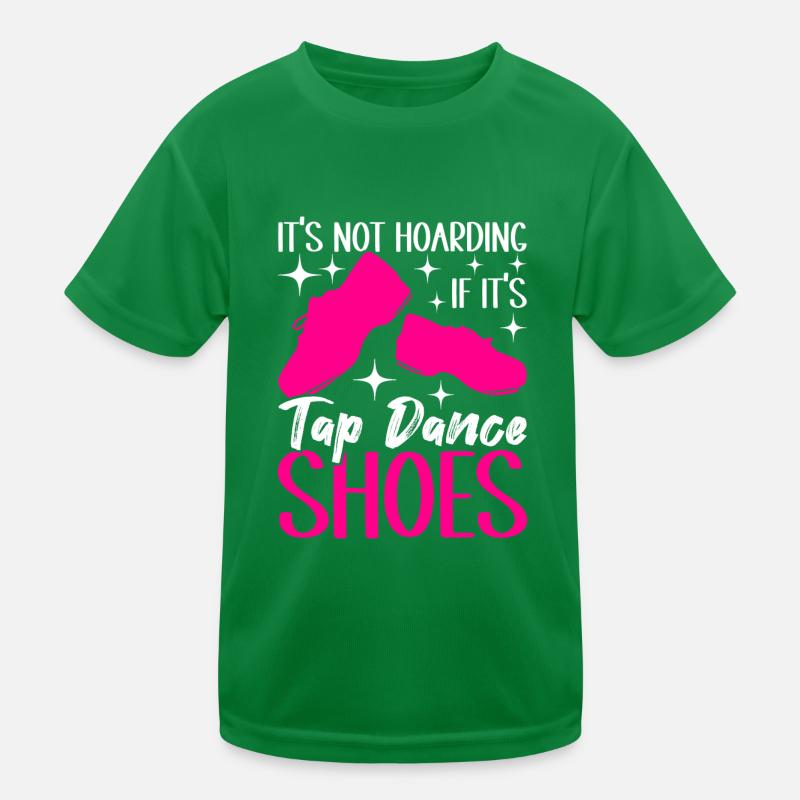 Stepptanz Stepptänzer Kinder Funktions-T-Shirt