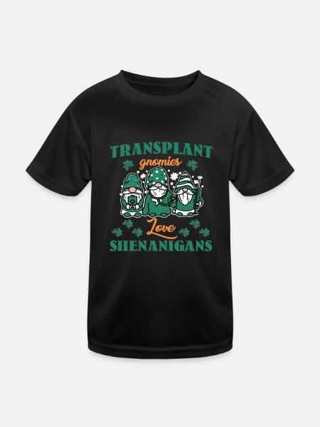 Déguisement de greffe d’organe pour la Saint-Patrick - T-shirt sport Enfant - noir - Devant