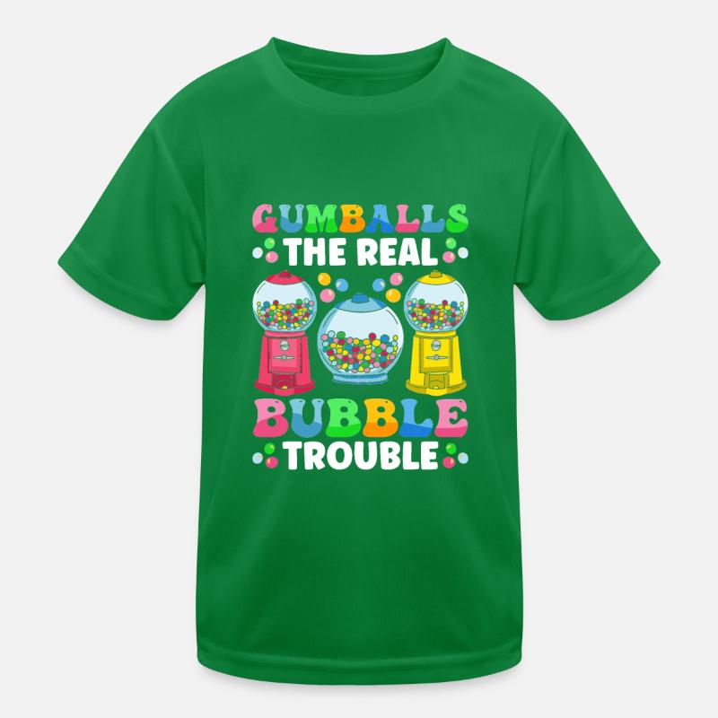 Machine à chewing-gum drôle T-shirt sport Enfant