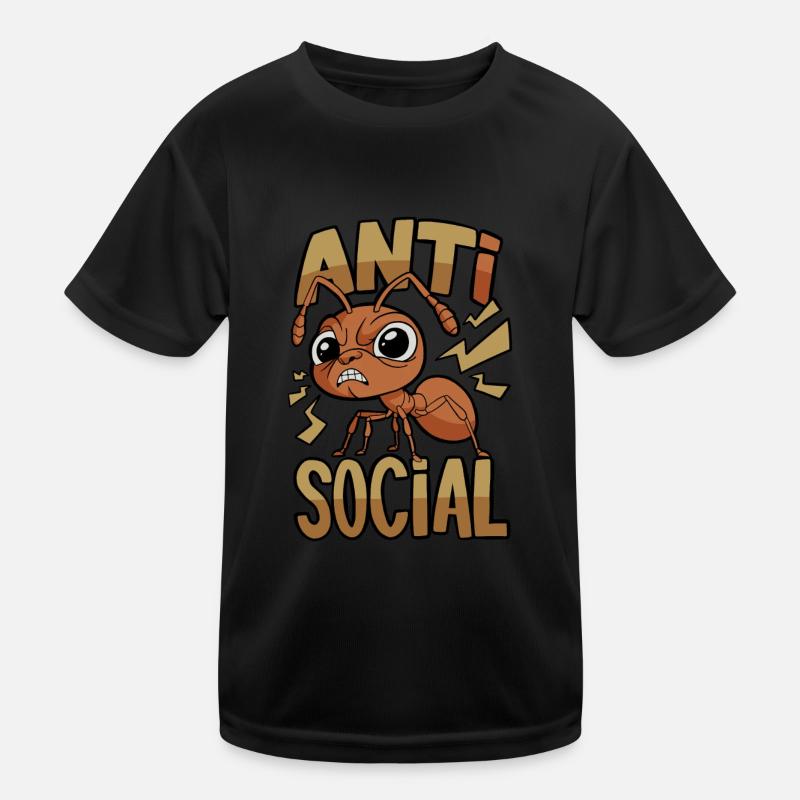 Fourmi antisociale T-shirt sport Enfant
