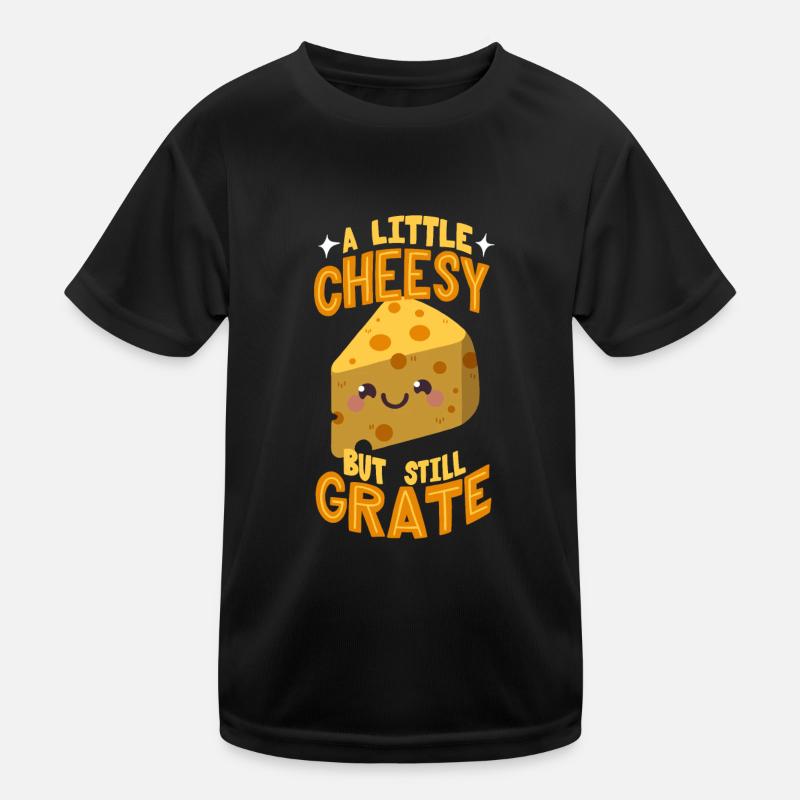 Jeu de mots sur le fromage T-shirt sport Enfant