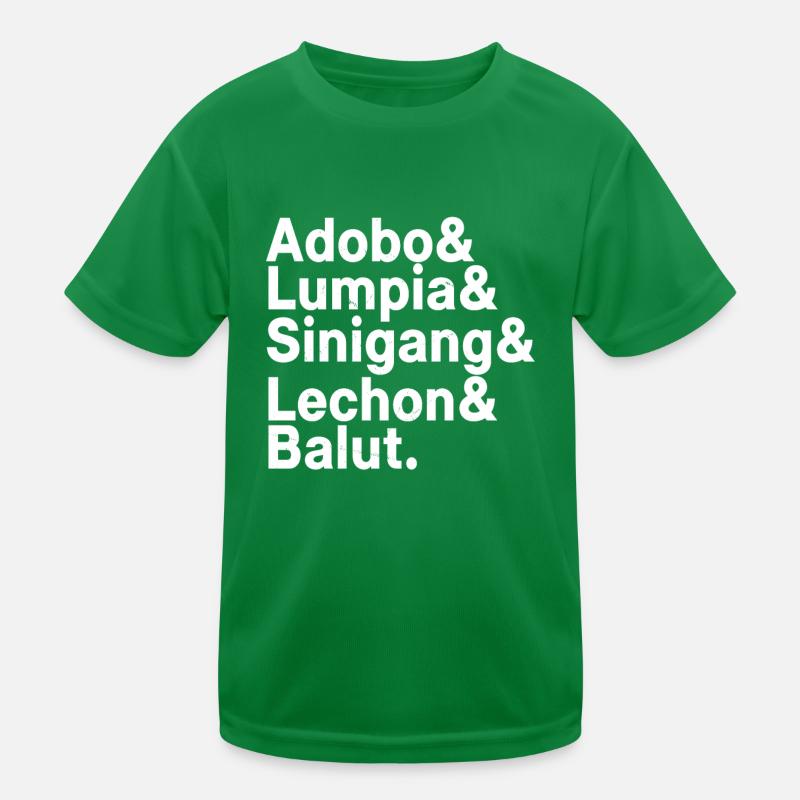 Philippinisches Essen Kinder Funktions-T-Shirt